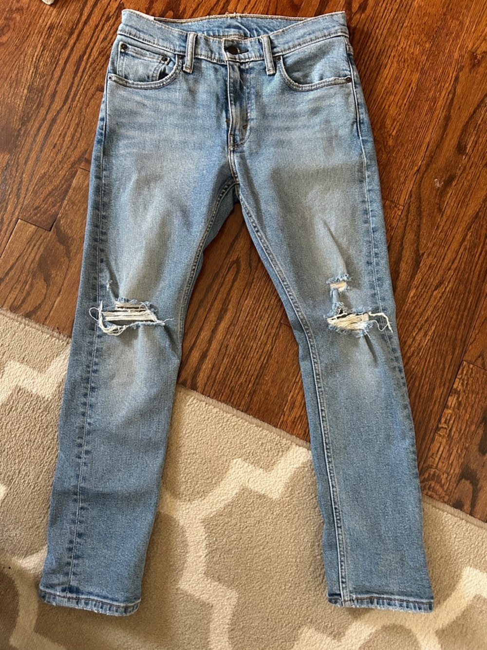 Levi's Light Blue Classic Straight Jeans